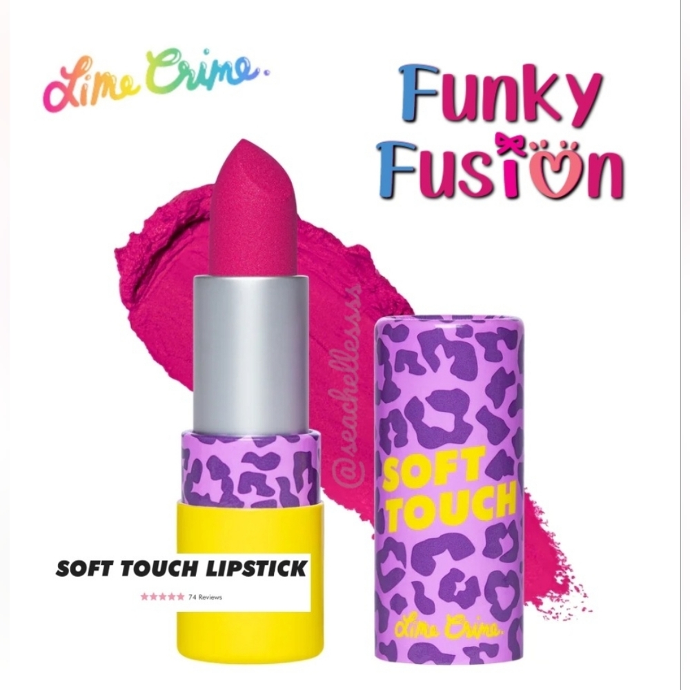 Lime Crime Soft Touch Matte Lipstick | Funky Fusion | Brand New in Box